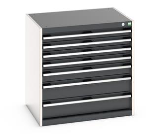Bott Cubio drawer cabinet with overall dimensions of 800mm wide x 650mm deep x 800mm high... Bott100% extension Drawer units 800 x 650 for Labs and Test facilities